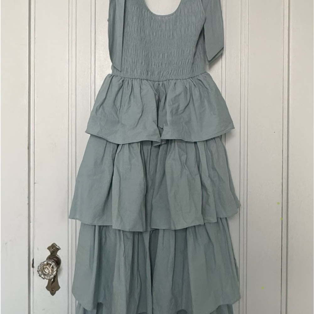 Petal & Pup Raphael Tiered Maxi Dress - Medium